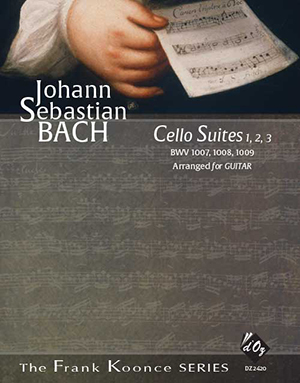 J.S. BACH Cello Suite No. 1, 2, 3 For Guitar